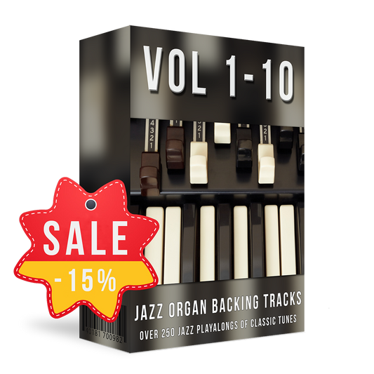 Jazz Backing Tracks Vol 1 -10 (Digital Download)